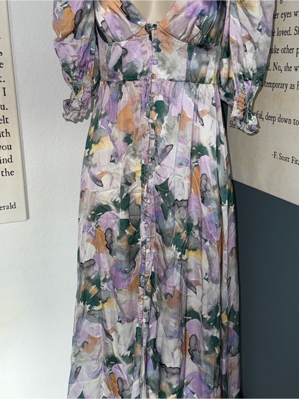 For Love & Lemons Megan Maxi Dress NWT - Picture 6 of 16